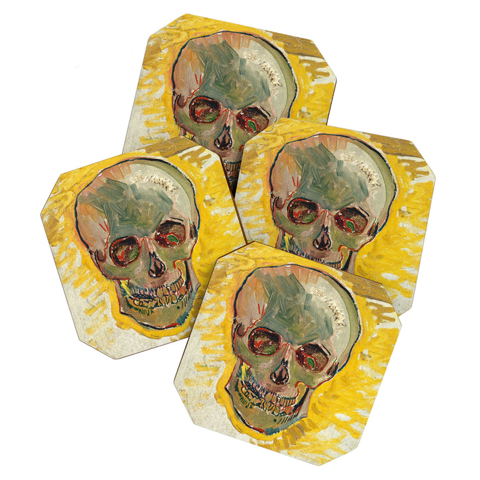 Skull by Vincent van Gogh, 1887 Coaster Gallery Image 1