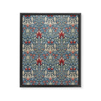 Snakeshead William Morris Textile Pattern Framed Canvas Print Gallery Image 8