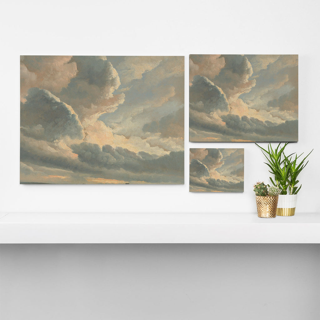 Study of Clouds with a Sunset near Rome, 1786 Canvas Print Gallery Image 3