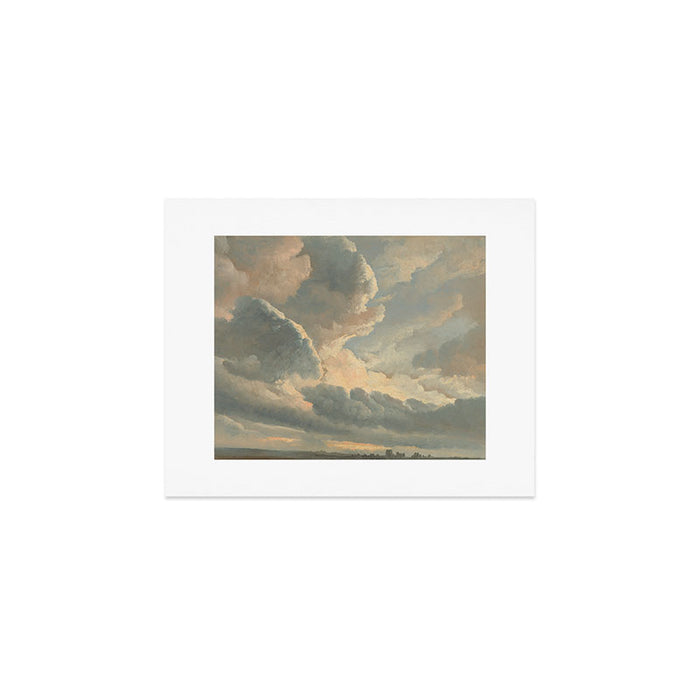 Study of Clouds with a Sunset near Rome, 1786 Art Print Gallery Image 1
