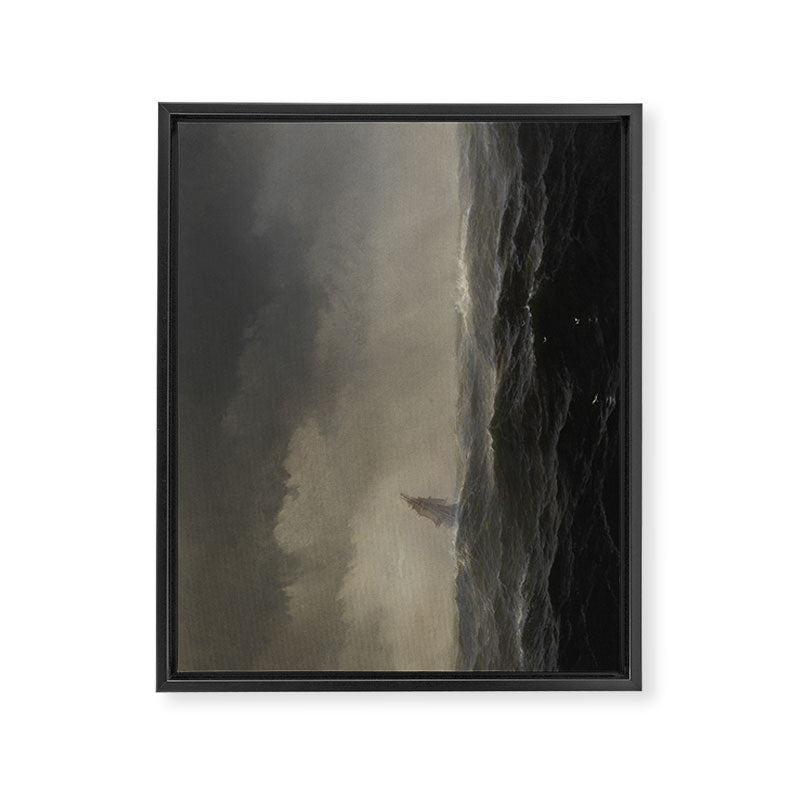 The Sea by Edward Moran, 1870 Framed Canvas Print Gallery Image 6