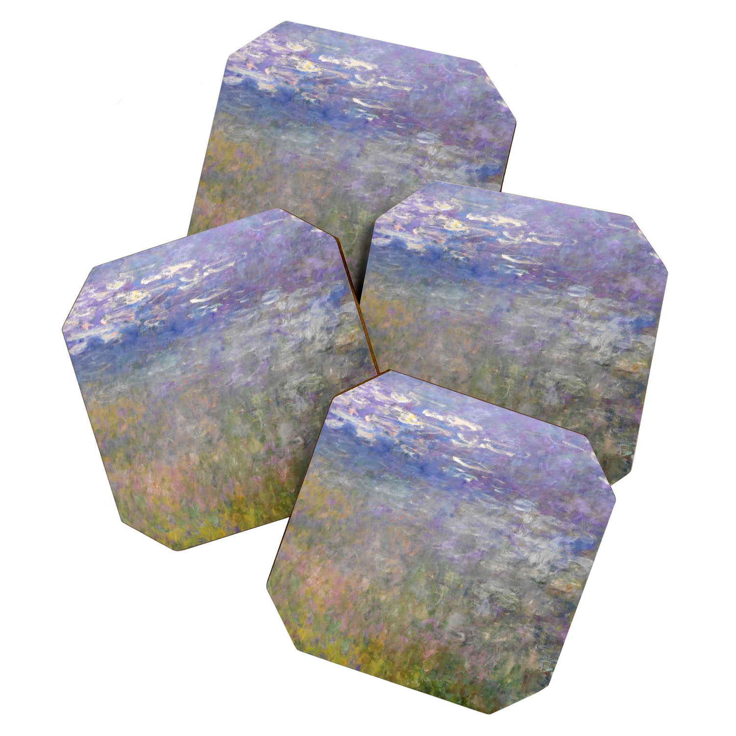 Water Lilies Painting by Claude Monet Coaster Gallery Image 1