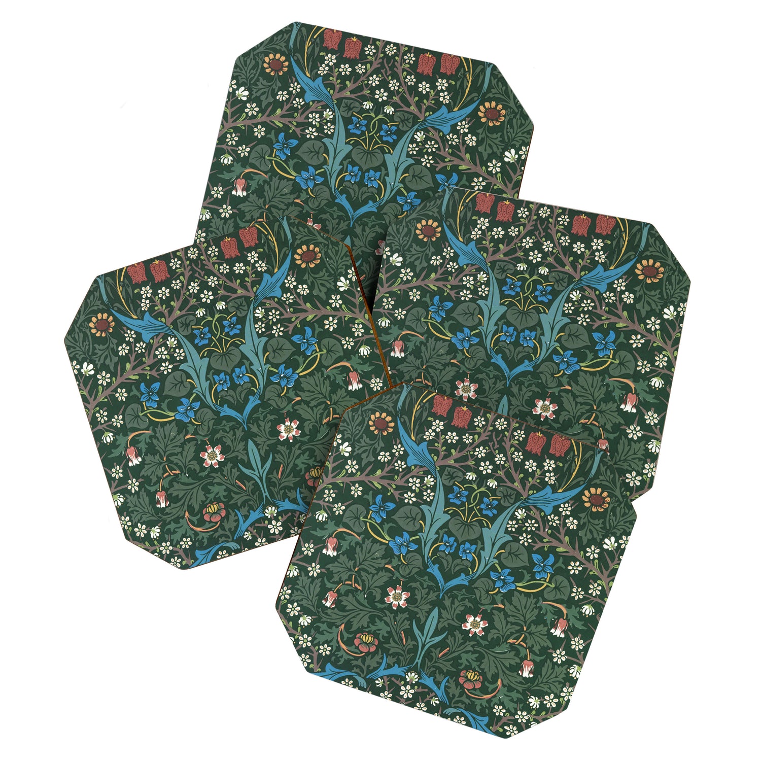 William Morris Blackthorn Pattern, 1892 Coaster Gallery Image 1