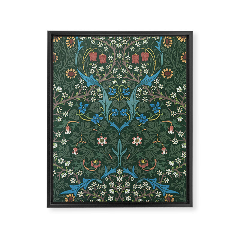 William Morris Blackthorn Pattern, 1892 Framed Canvas Print Gallery Image 6