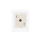 Ace of Clubs Playing Card Art Print Trendy Art Print Gallery Image 1