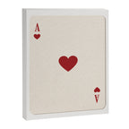 Ace of Hearts Playing Card Art Print Trendy Canvas Print Gallery Image 6