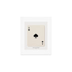 Ace of Spades Playing Card Art Print Trendy Art Print Gallery Image 1