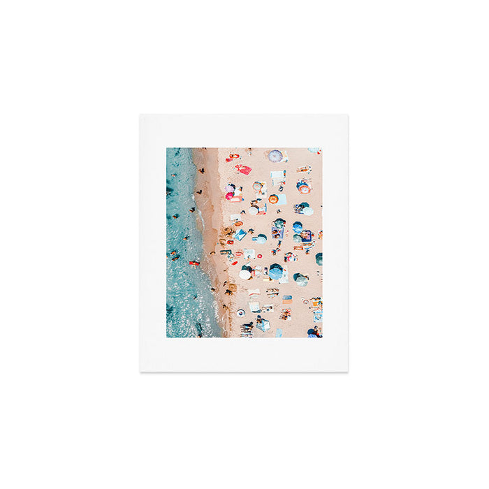 Aerial Beach Print, Ocean Art, Australia Bondi Beach, Beach Art Print, Beach Photography, Modern Beach Lifestyle Print Art Print Gallery Image 1