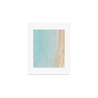 Beach Print, Aerial Beach Umbrellas, Pastel Bondi Beach, Aerial Photography, Ocean Waves, Waves Print, Sea Print Art Print Gallery Image 1