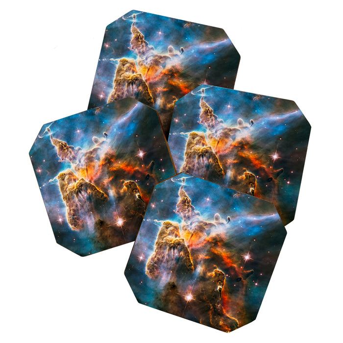 Carina Nebula, Galaxy Background, Universe Large Print, Space Wall Art Decor, Deep Space Poster Coaster Gallery Image 1