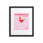 The Cosmopolitan Cocktail Framed Art Print Gallery Image 5