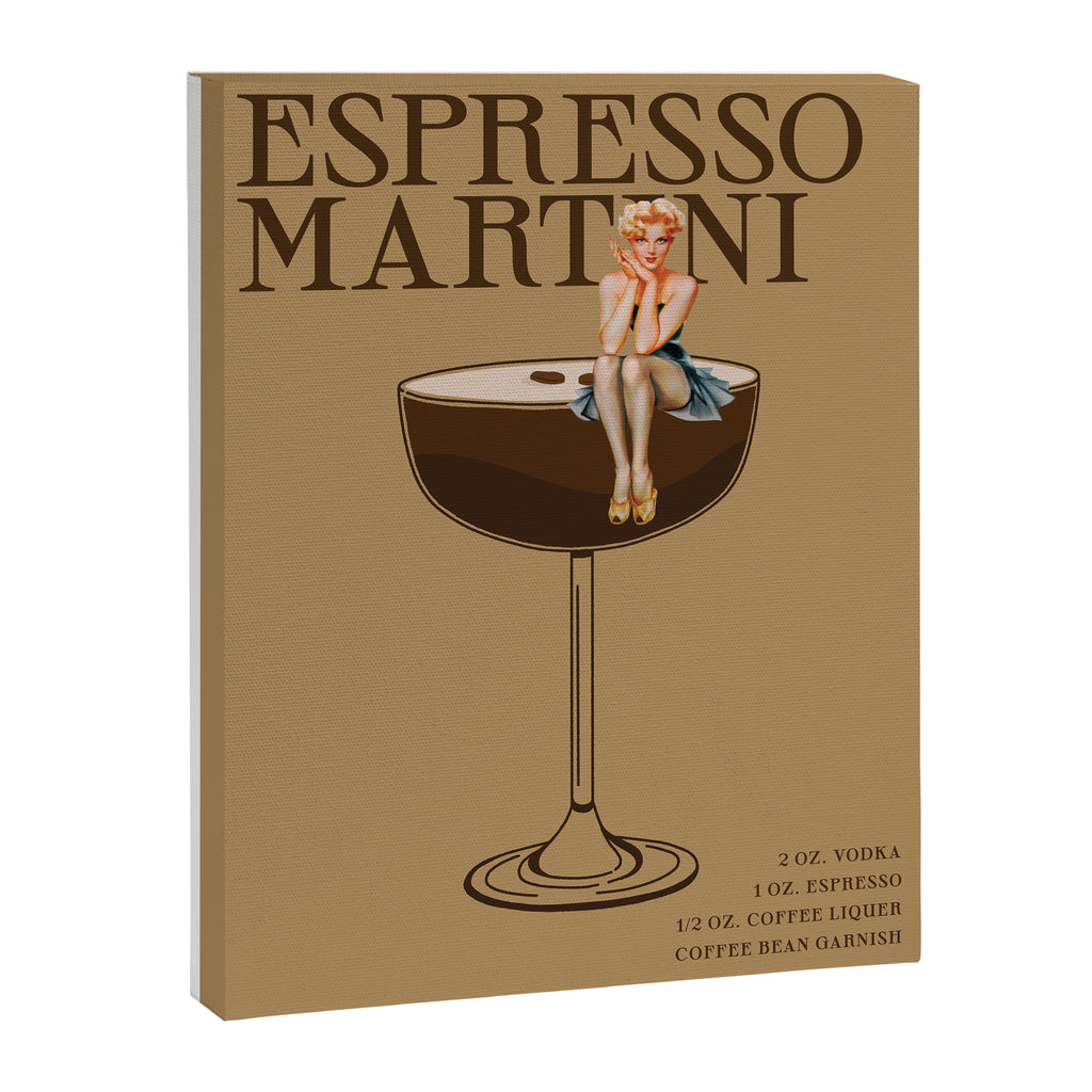 The Espresso Martini Cocktail Canvas Print Gallery Image 6