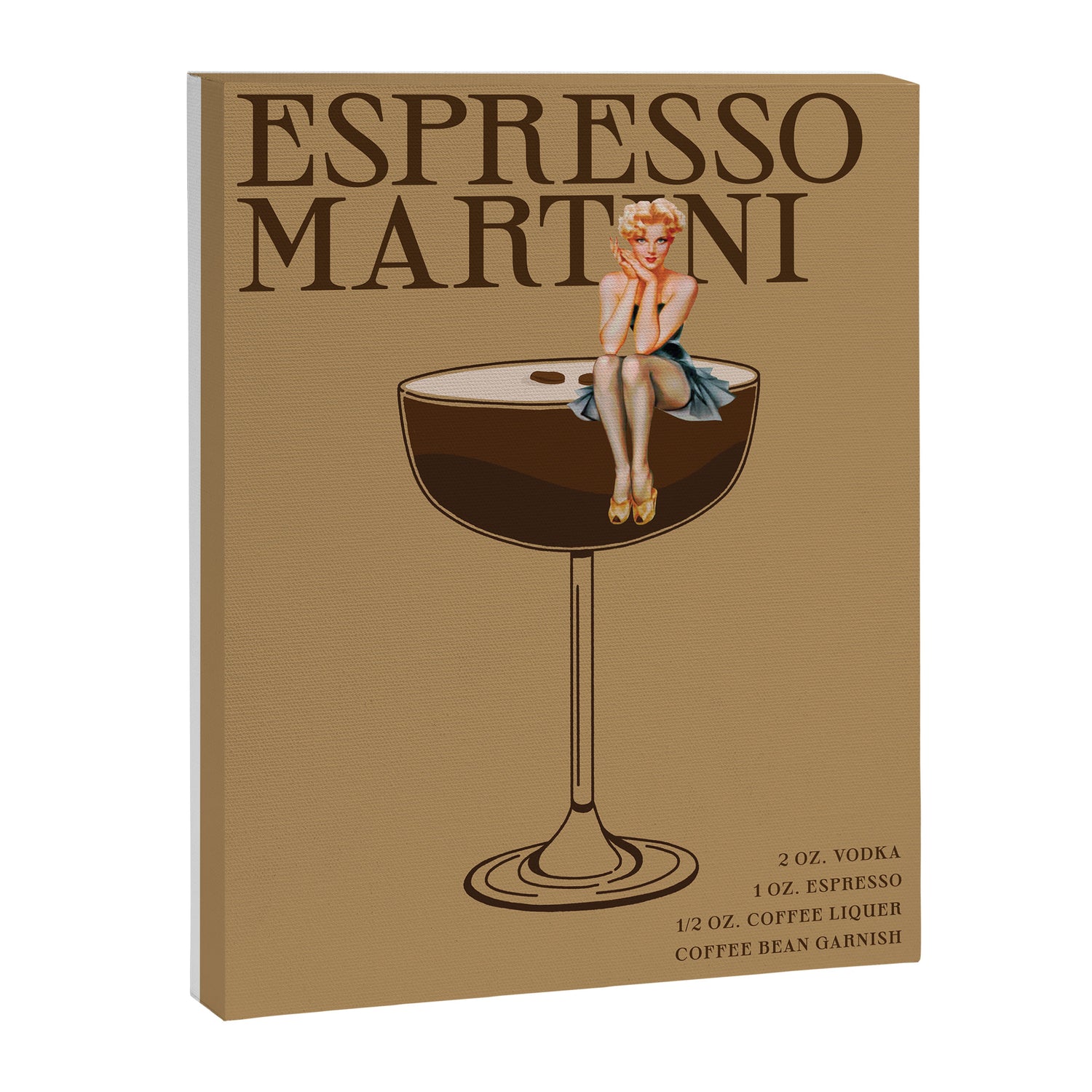 The Espresso Martini Cocktail Canvas Print Gallery Image 6