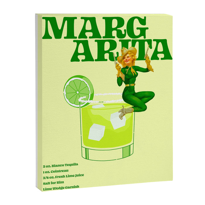 The Margarita Cocktail Canvas Print Gallery Image 1