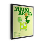 The Margarita Cocktail Framed Canvas Print Gallery Image 2