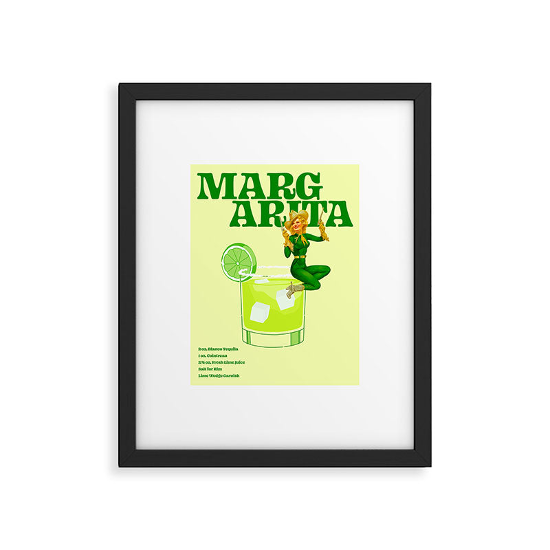 The Margarita Cocktail Framed Art Print Gallery Image 5