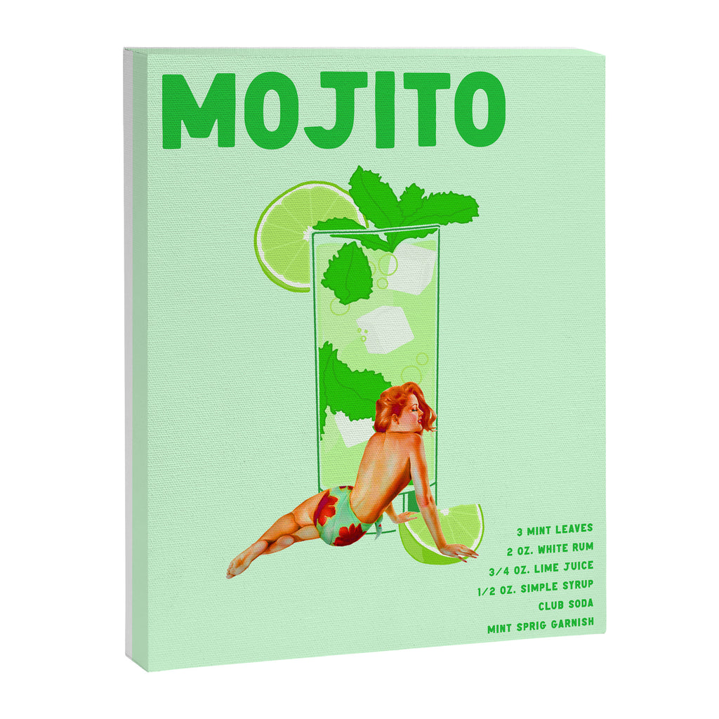 The Mojito Cocktail Canvas Print Gallery Image 6