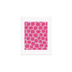 Hot Pink Smiley Faces Art Print Gallery Image 1