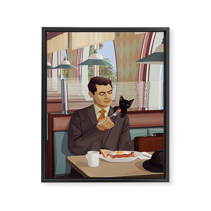 A Most Peculiar Man Framed Canvas Print Gallery Image 1