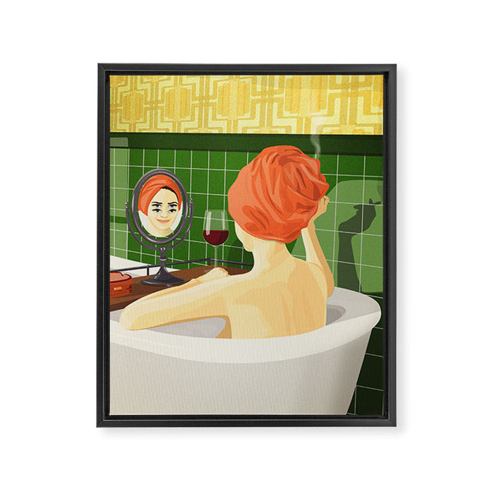 Alone Time Framed Canvas Print Gallery Image 1