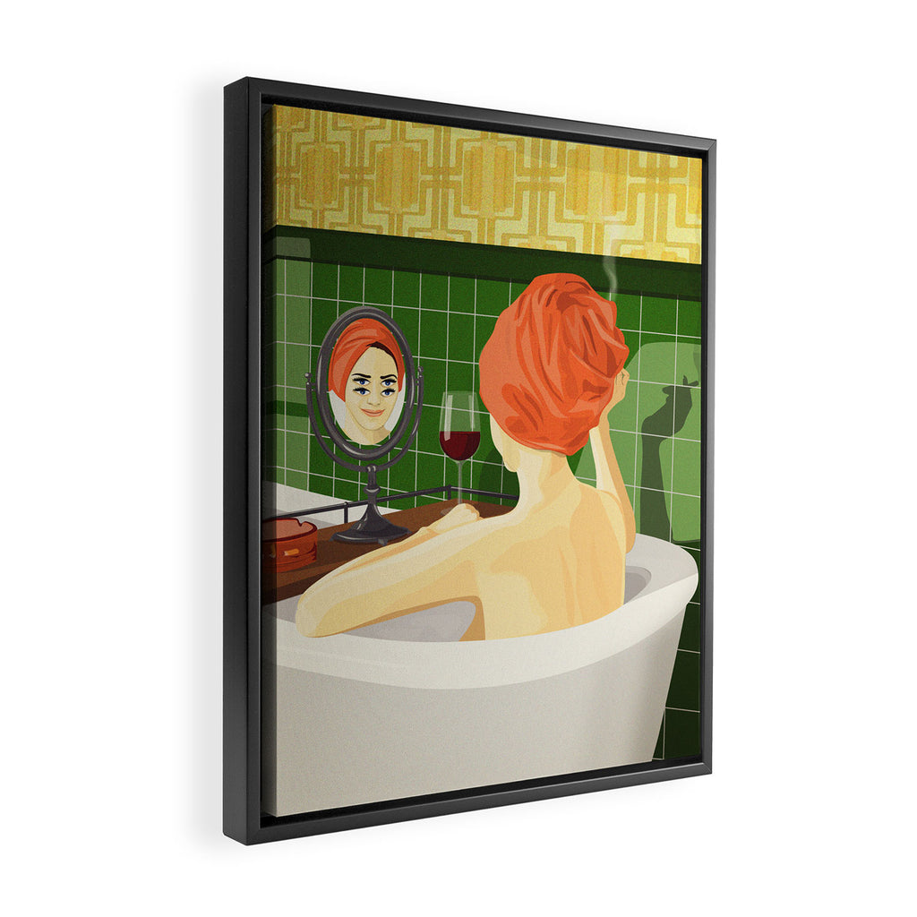 Alone Time Framed Canvas Print Gallery Image 2
