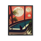 An Unusual Evening  Framed Canvas Print Gallery Image 6
