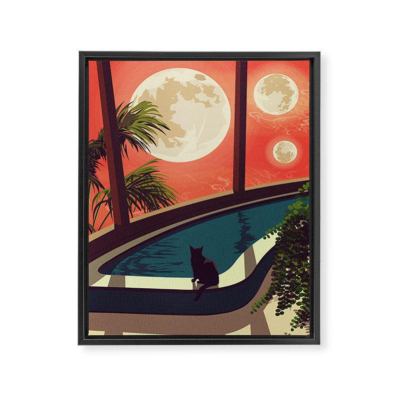 An Unusual Evening  Framed Canvas Print Gallery Image 6