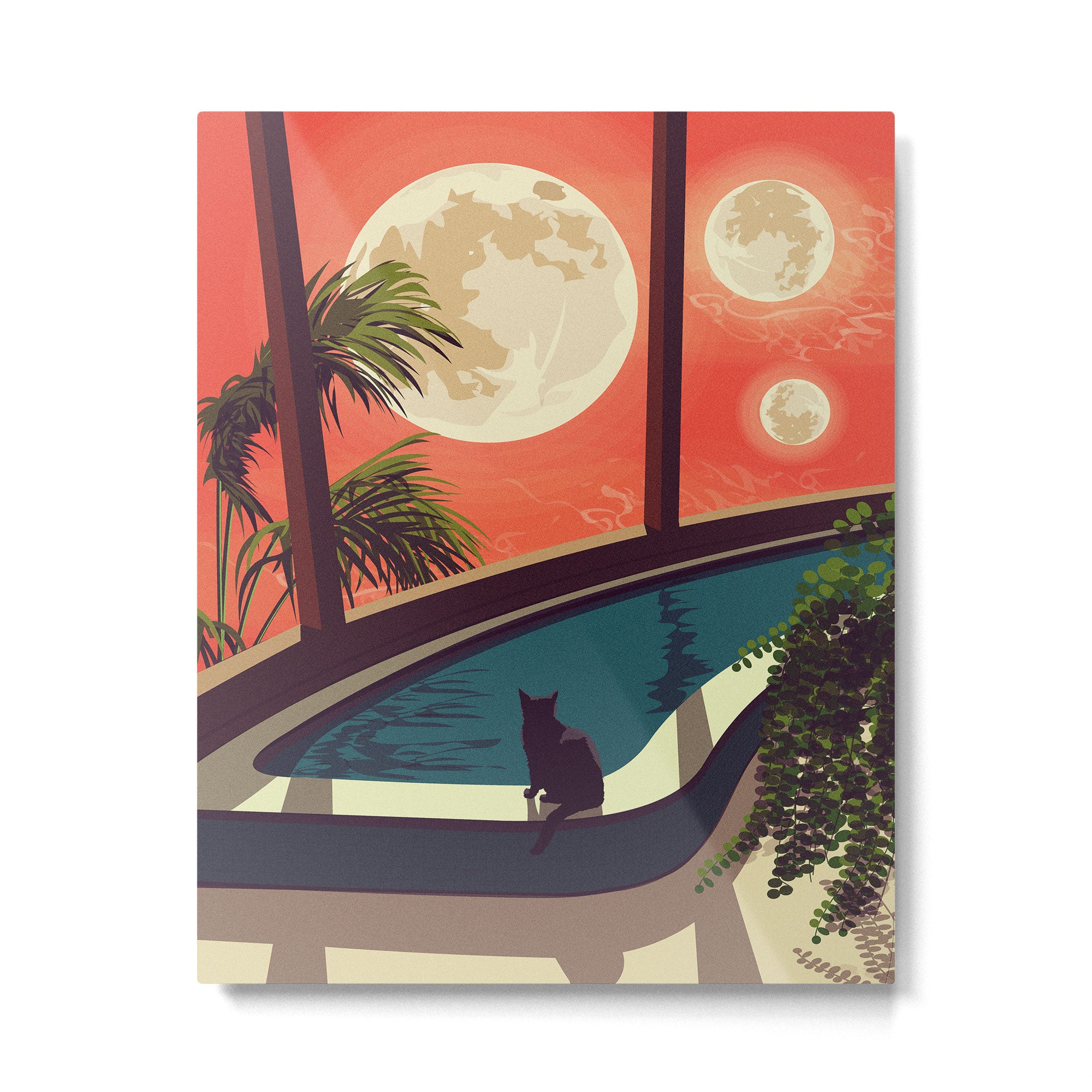 An Unusual Evening  Metal Print Gallery Image 4