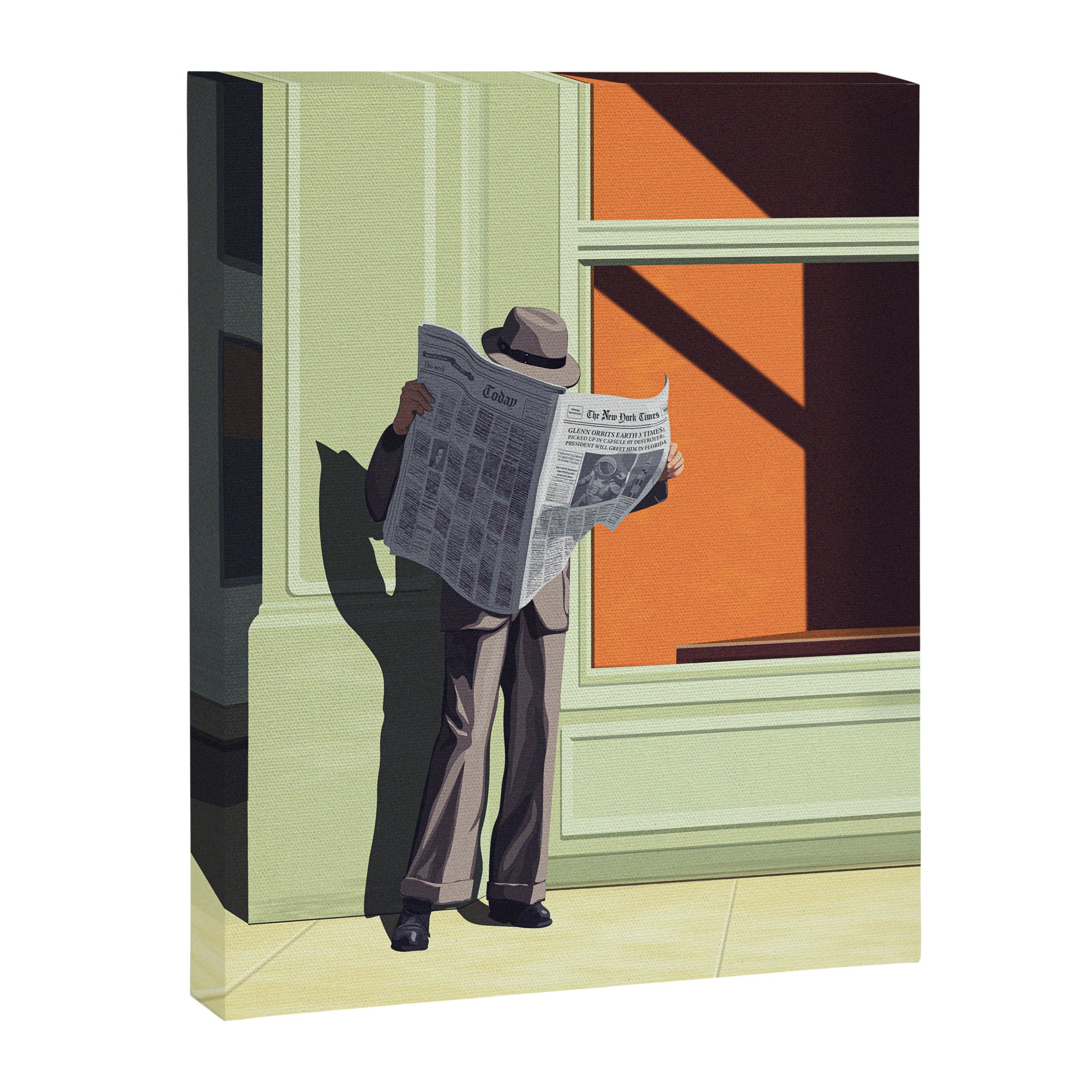 Anonymous Reader  Canvas Print Gallery Image 6