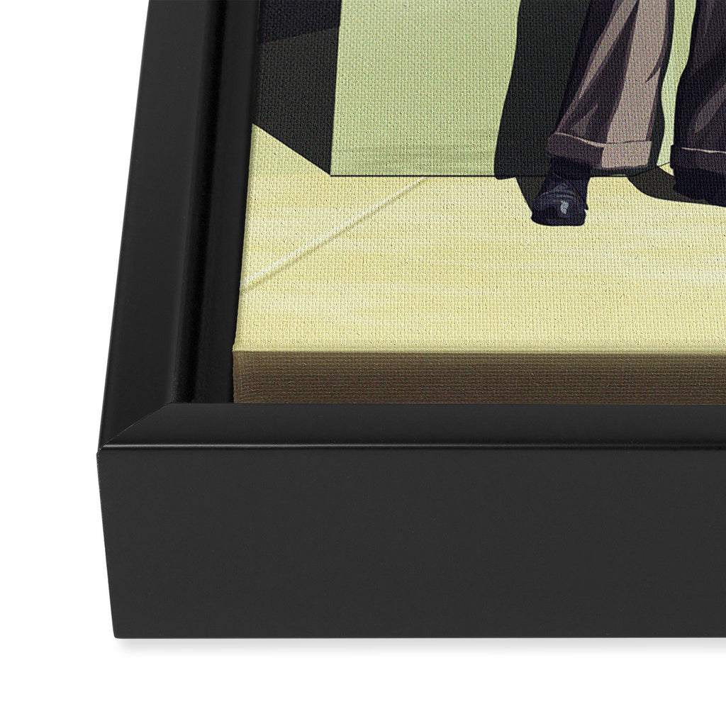 Anonymous Reader  Framed Canvas Print Gallery Image 3