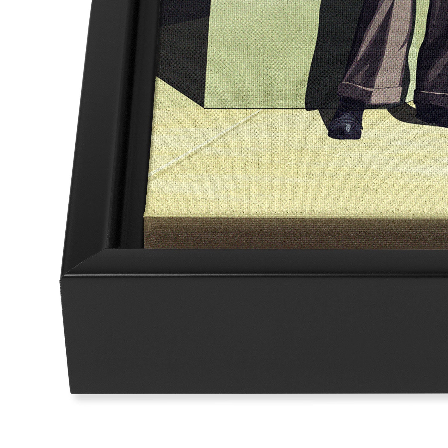 Anonymous Reader  Framed Canvas Print Gallery Image 3