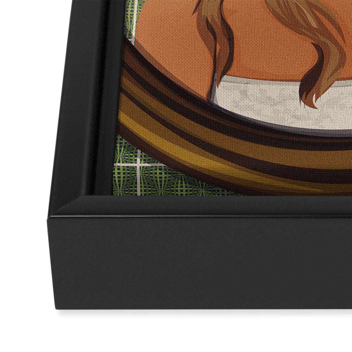 Blurred Framed Canvas Print Gallery Image 3