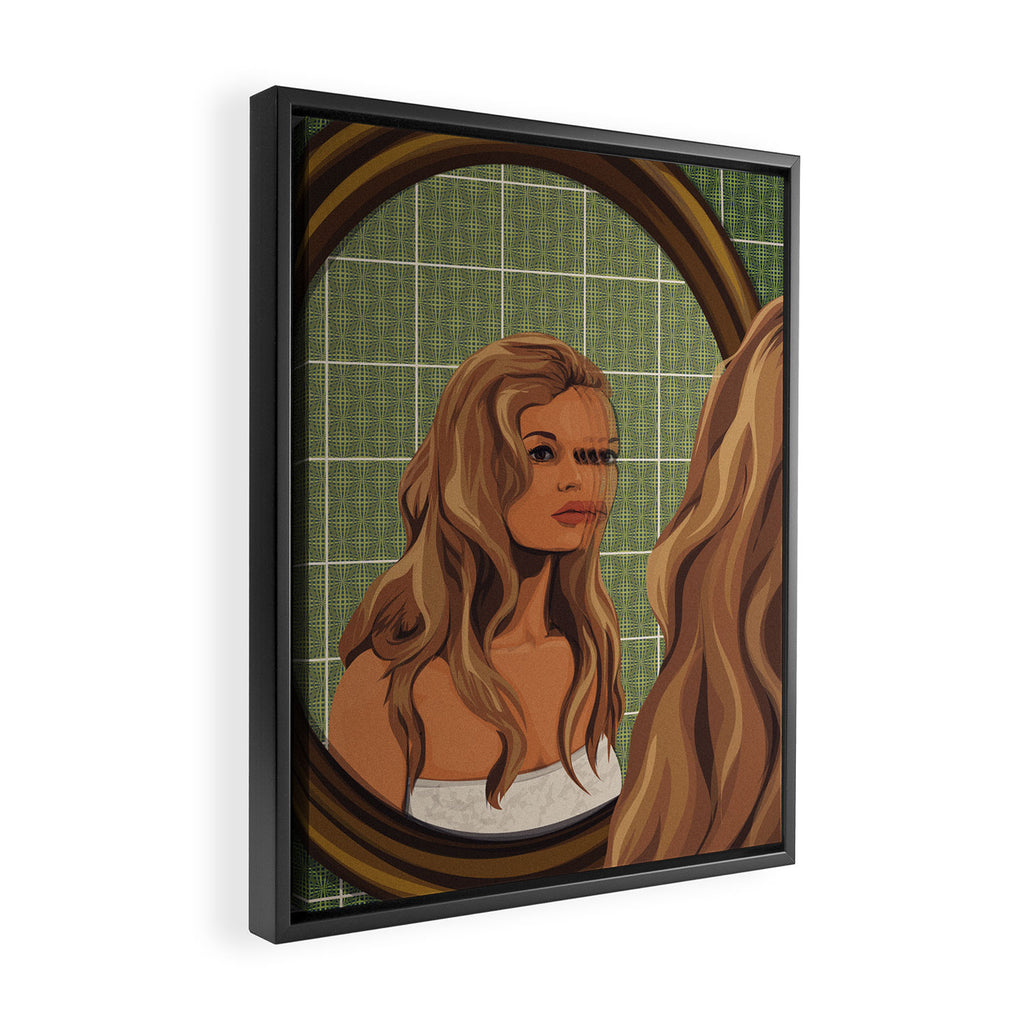 Blurred Framed Canvas Print Gallery Image 2