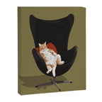 Cats on Chairs collection - â1 Canvas Print Gallery Image 14