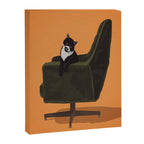 Cats on Chairs Collection - â4 Canvas Print Gallery Image 14