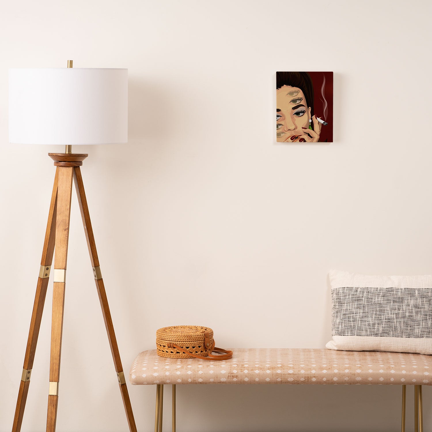 Eye Am Thinking Canvas Print Gallery Image 2