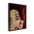 Eye Am Thinking Framed Canvas Print Gallery Image 2