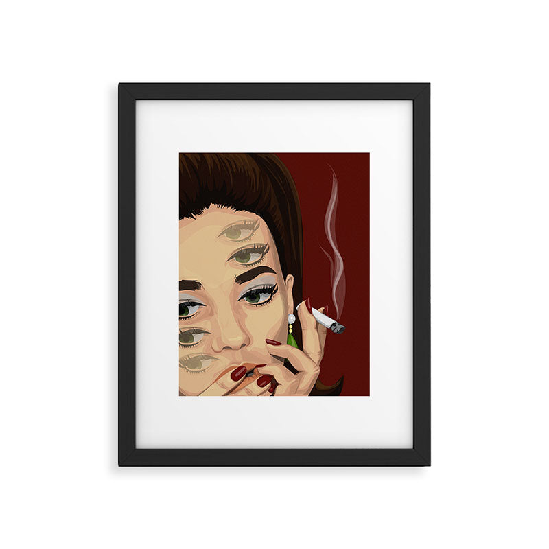 Eye Am Thinking Framed Art Print Gallery Image 4