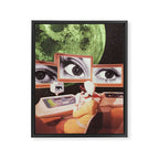 Eye am Watching You Framed Canvas Print Gallery Image 6