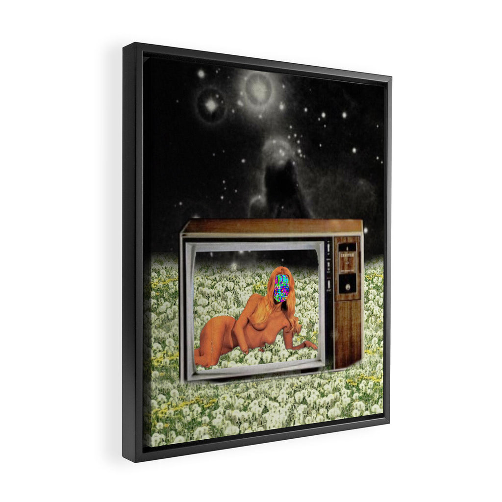 Glitchin Framed Canvas Print Gallery Image 2