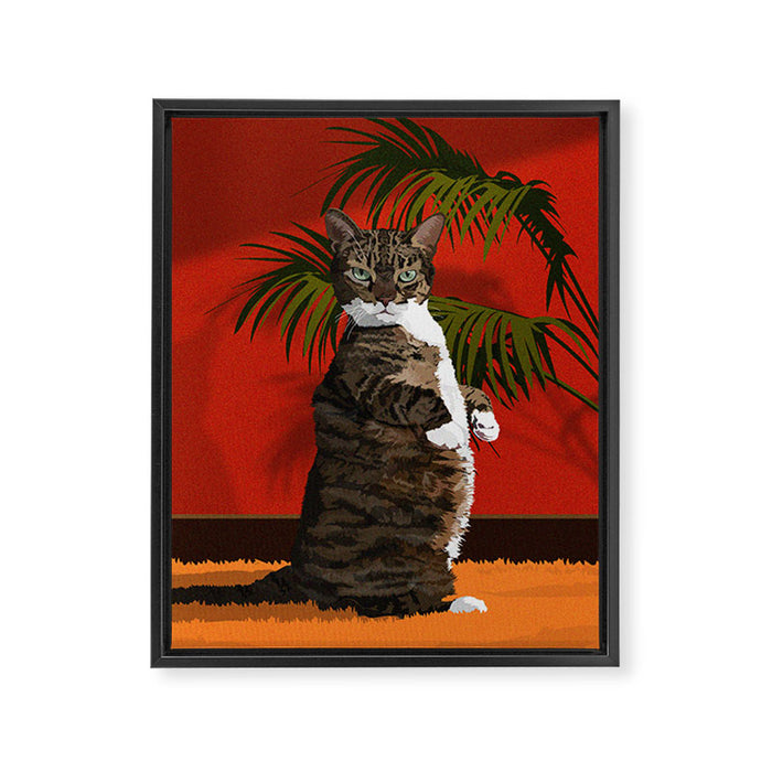 I am Beauty Framed Canvas Print Gallery Image 1