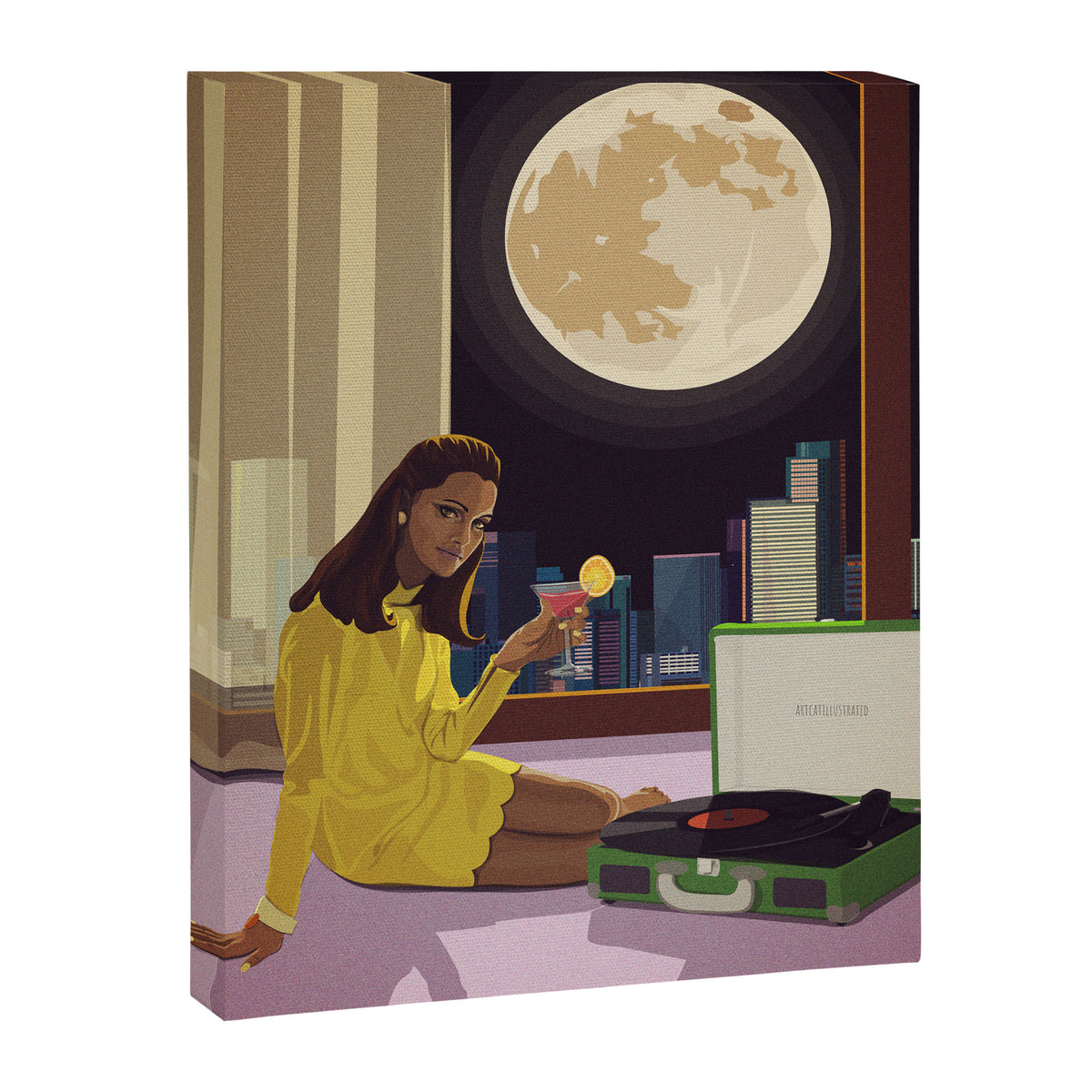 Moonlight Tunes Canvas Print Gallery Image 6
