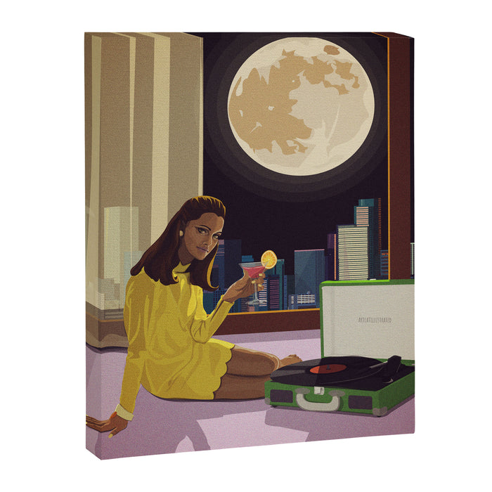 Moonlight Tunes Canvas Print Gallery Image 1