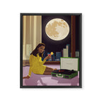 Moonlight Tunes Framed Canvas Print Gallery Image 6