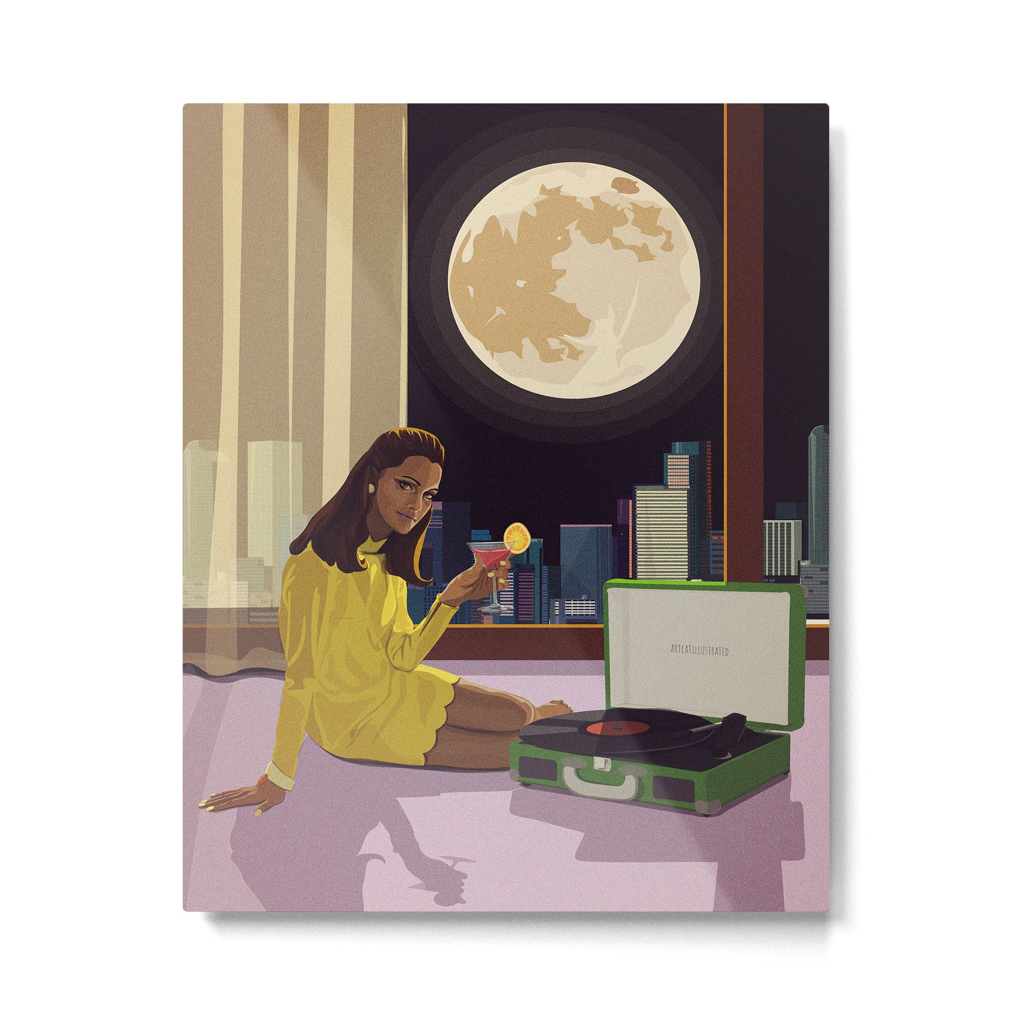 Moonlight Tunes Metal Print Gallery Image 4