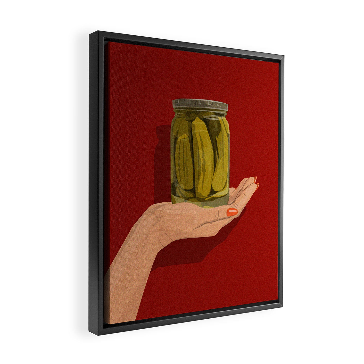 Pickles Framed Canvas Print Gallery Image 2