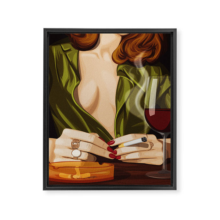 Silk Framed Canvas Print Gallery Image 1