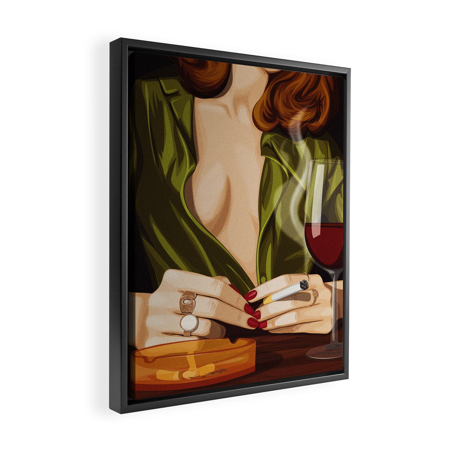 Silk Framed Canvas Print Gallery Image 2