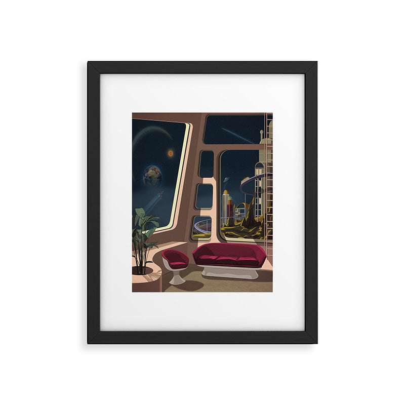 Space Lounge Framed Art Print Gallery Image 6