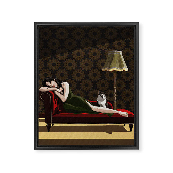 Sunbeam Daydream Framed Canvas Print Gallery Image 1